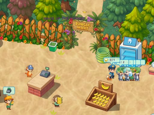 Jungle Mart idle game